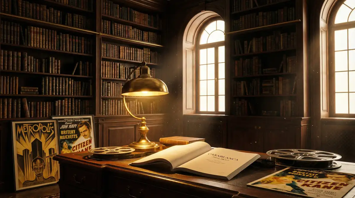 片库管家 馆长推荐 - 古典图书馆中的电影胶片与剧本
